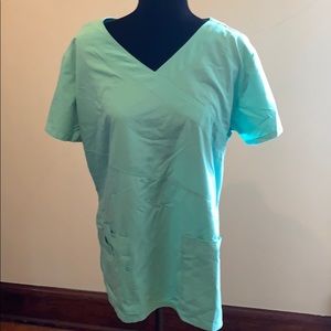 Mint colored greys Anatomy Scrub Top
